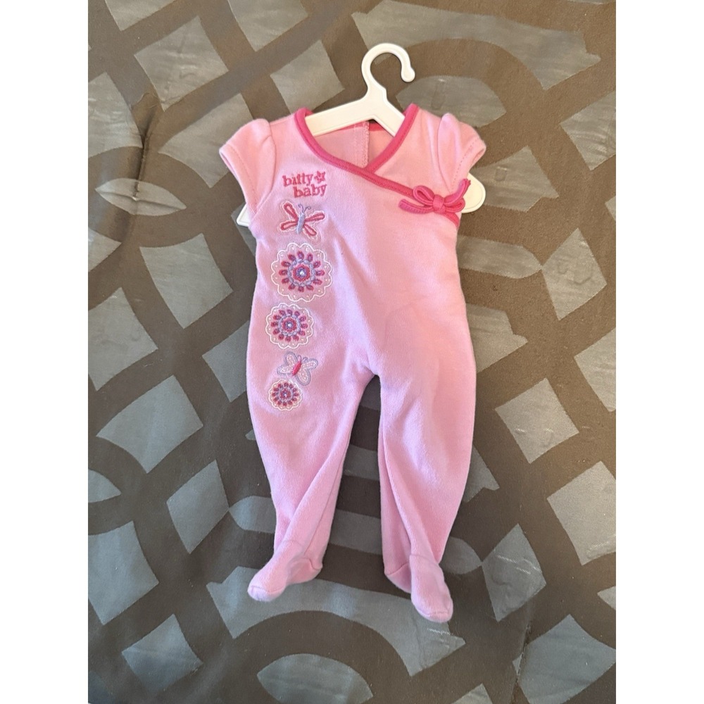 American Girl Bitty Baby Pink Butterfly Sleeper